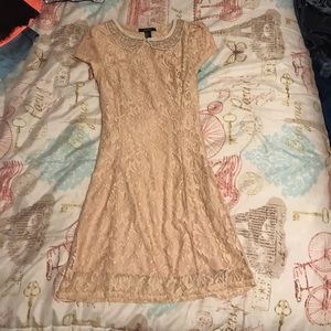 Cream Forever 21 dress